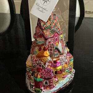 CHRISTOPHER RADHO “Gingerbread Lane” ornament. 2004 release, 8 1/2” hard to find